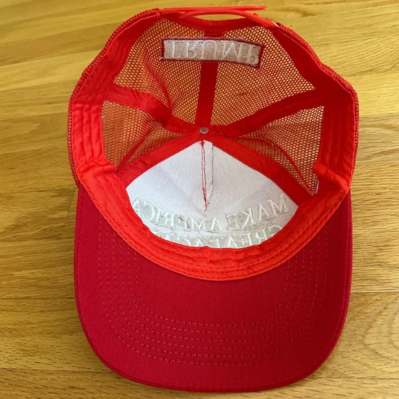 Make America Great Again Trump 45-47 Trucker Hat Red - Picture 10 of 11